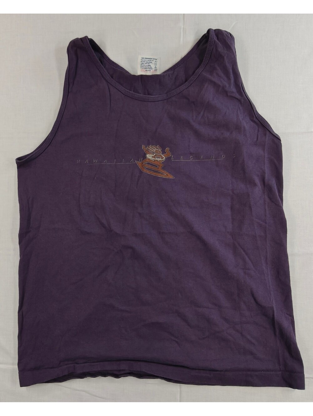 Vintage Hawaiian Legends Custom Boards Purple Tank Top Medium Softee Tee Jays